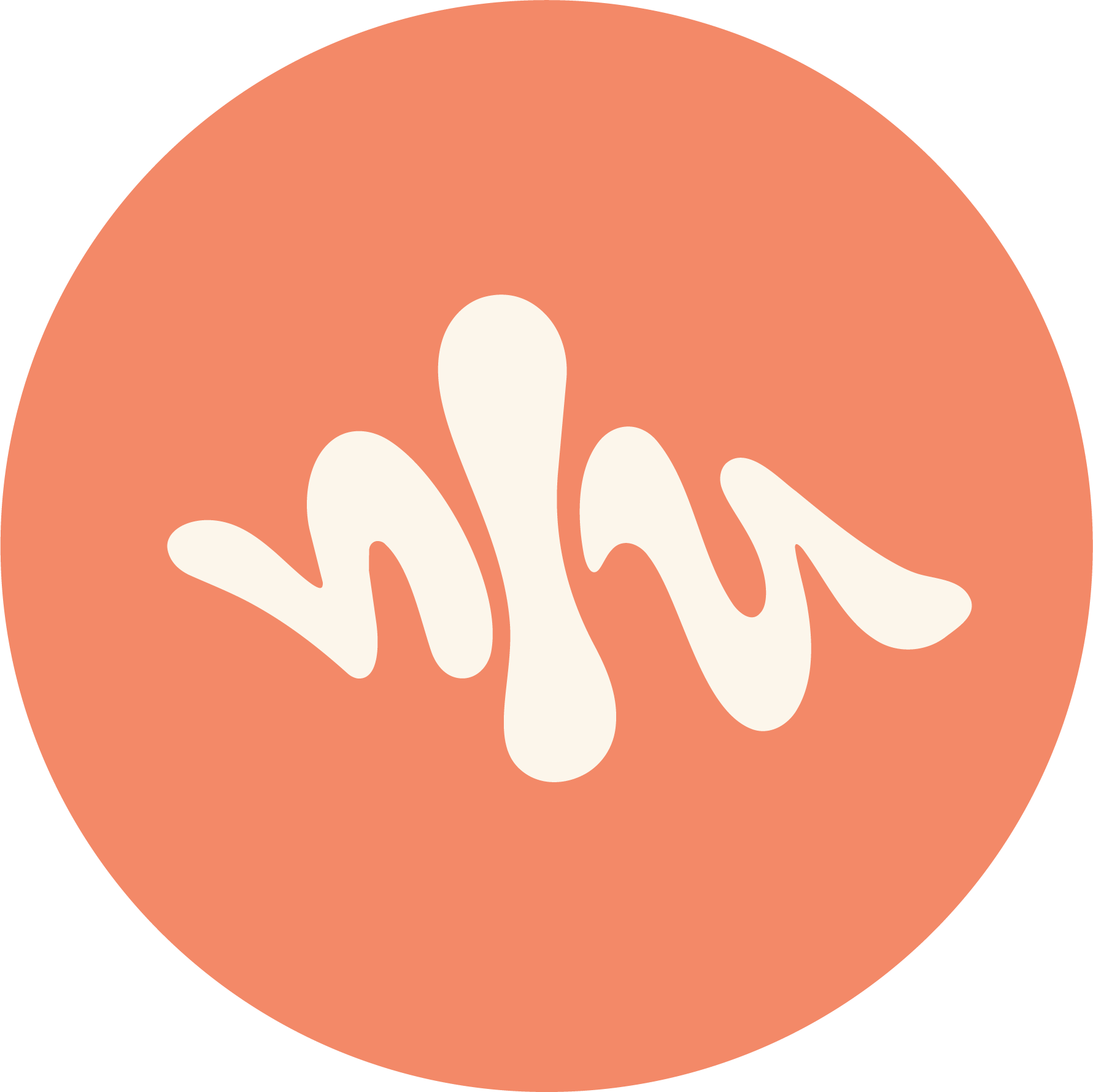 UNIÓN icon on coral at small size