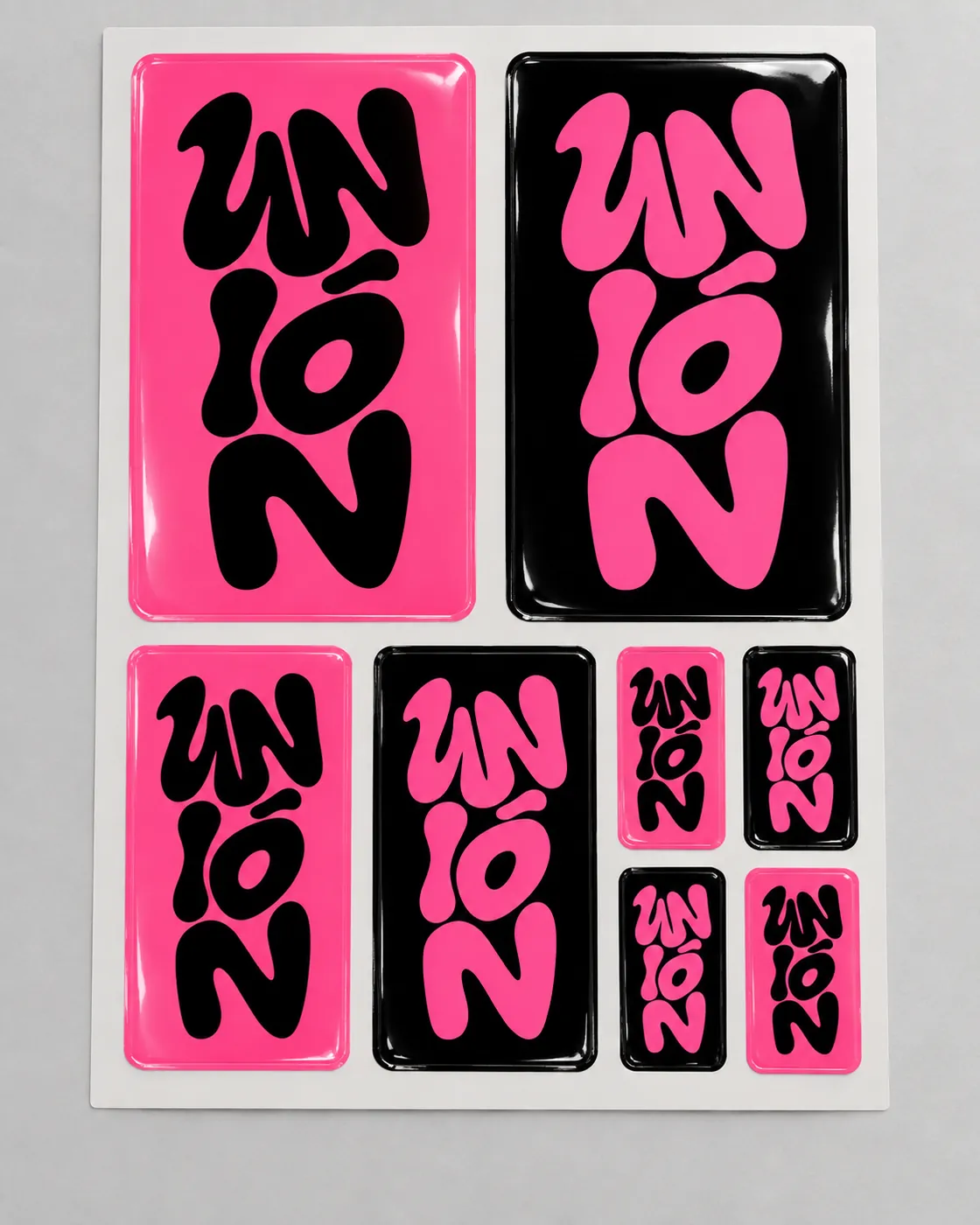 Sticker sheet mockup