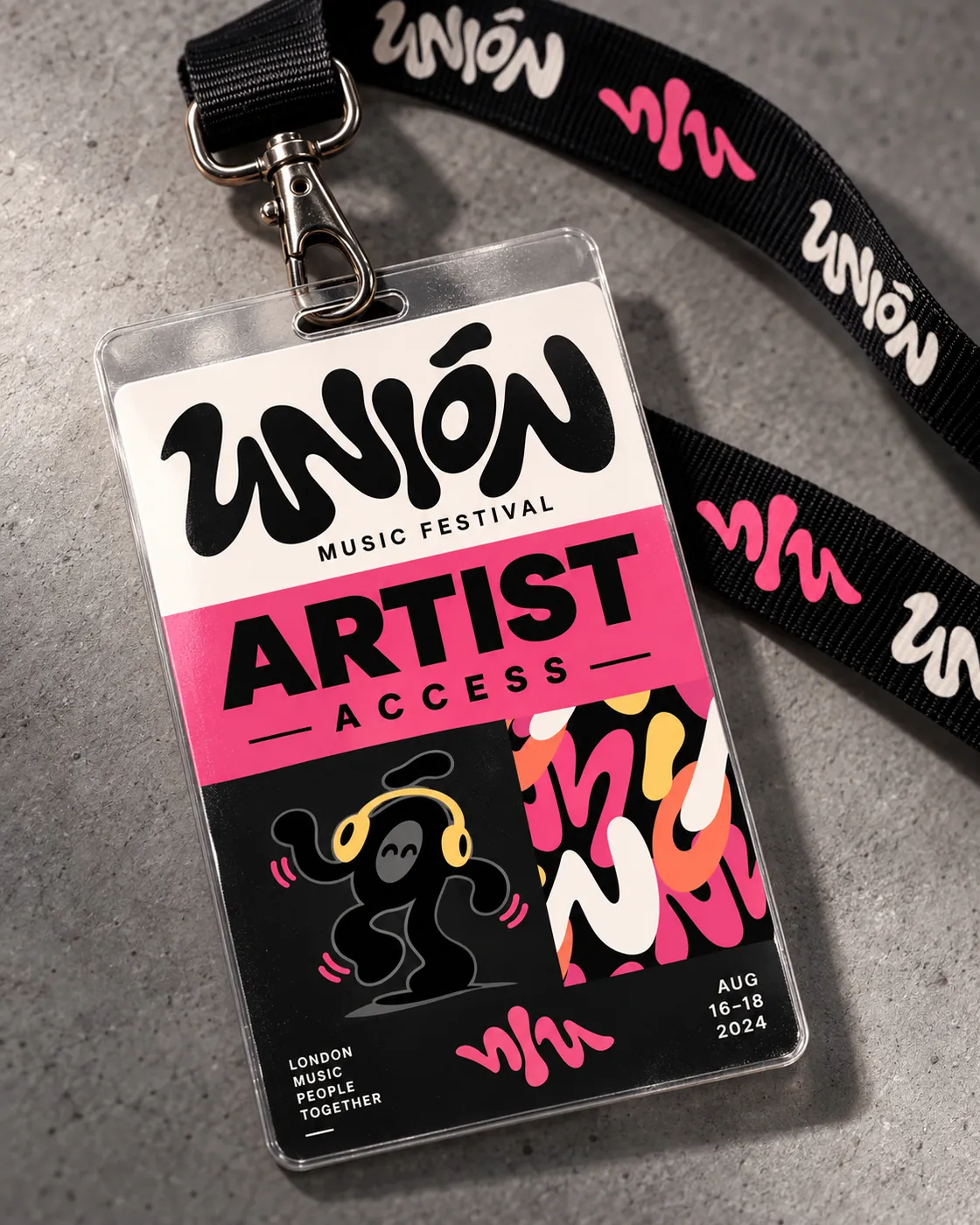 Artist pass mockup