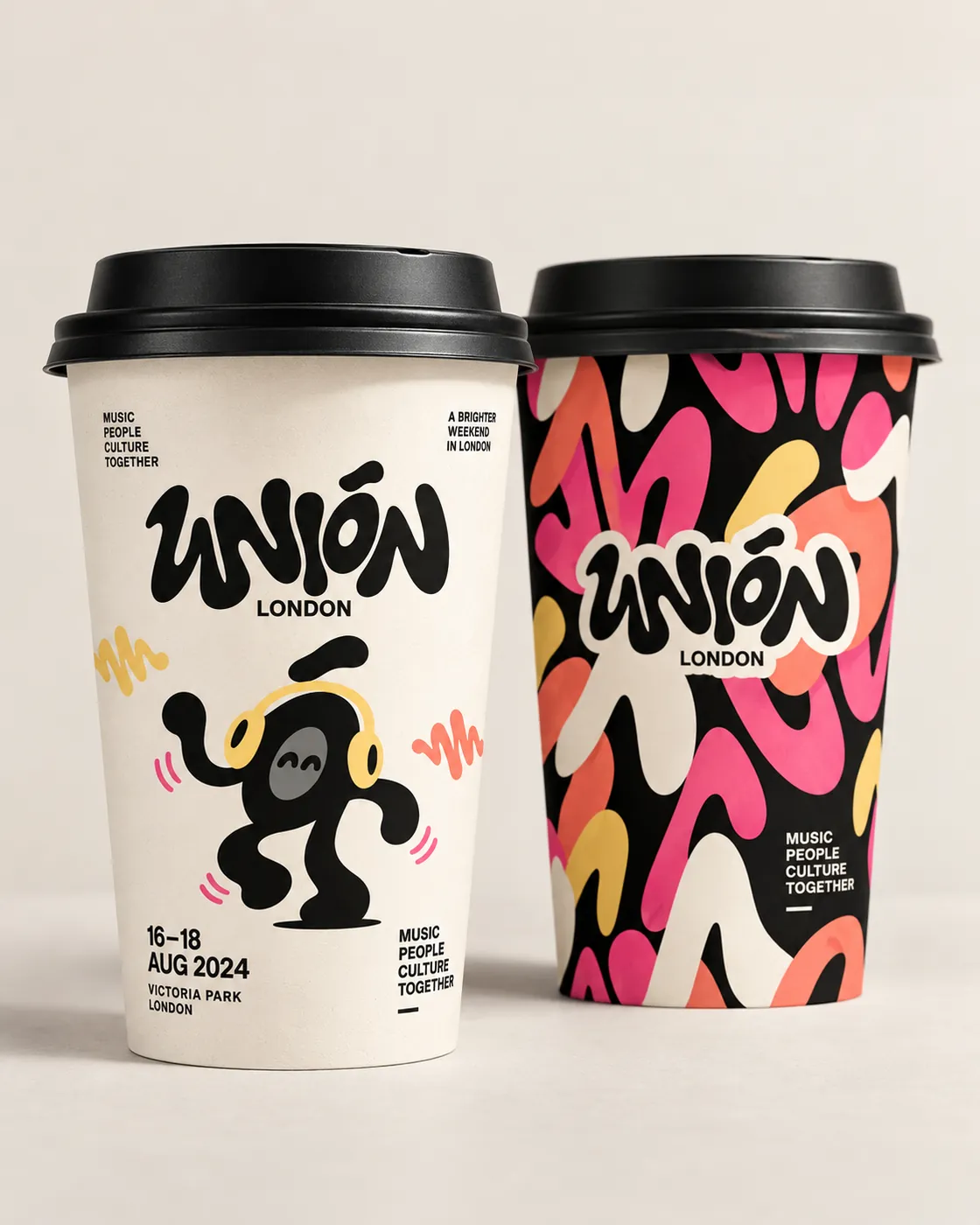 Hot cups mockup