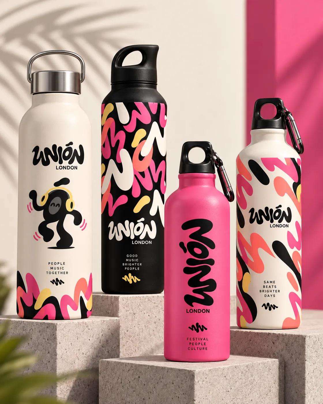Bottle range mockup
